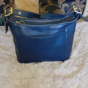 Coach Vintage Legacy Slim  Duffle Blue